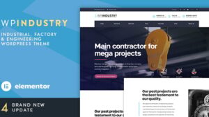 WP Industry (v4.2) Industrial WordPress Theme
