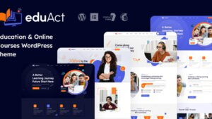 EduAct (v1.0.1) Education & Courses WordPress Theme