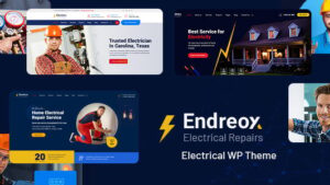 Endreox (v1.0) Electrical Repair WordPress Theme