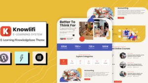 Knowlifi (v1.1.2) E-Learning & AI Knowledgebase Theme