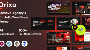 Orixo (v1.0.0) Creative Agency & Portfolio WordPress Theme