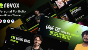 Revox (v1.2) Personal Portfolio WordPress Theme