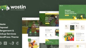 Wostin (v1.0) Waste Pickup Services WordPress Theme